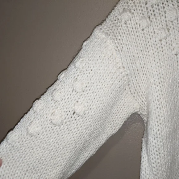 NWT Abound Textured Pom Knit Crew Sz M - Picture 4 of 9